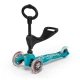 Детска тротинетка с 3 колела Mini 3in1 Deluxe Aqua  - 2