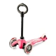 Детска розова тротинетка с 3 колела Mini 3in1 Deluxe Pink  - 4