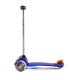 Детска синя тротинетка с 3 колела Mini Classic Blue  - 3
