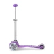 Детска лилава тротинетка Mini Deluxe Fairy Gl LED Purple  - 2