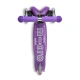 Детска лилава тротинетка Mini Deluxe Fairy Gl LED Purple  - 5