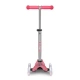 Детска розова тротинетка Mini Deluxe Fairy Gl. LED Pink  - 3