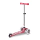 Детска розова тротинетка Mini Deluxe Fairy Gl. LED Pink  - 4