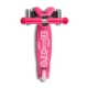 Детска розова тротинетка Mini Deluxe Fold. LED Pink  - 3