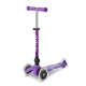 Детска лилава тротинетка Mini Deluxe Fold. LED Purple  - 1