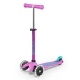 Детска тротинетка с 3 колела Mini Deluxe LED Lavender  - 1