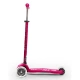 Детска розова тротинетка Mini Deluxe LED Pink  - 2