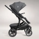 Бебешка сива комбинирана количка 2 в 1 vinca™ Ebony  - 8