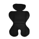 Детски черен стол за кола Security 76-150см Midnight-black  - 8