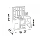 Детска модерна кухня за игра Loft Kitchen  - 5
