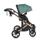 Бебешка комбинирана количка 3 в 1 Eggo Emerald-Blue  - 7