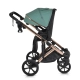 Бебешка комбинирана количка 3 в 1 Eggo Emerald-Blue  - 8