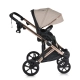 Бебешка бежова комбинирана количка 3 в 1 Eggo Sand-Beige  - 3