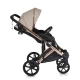 Бебешка бежова комбинирана количка 3 в 1 Eggo Sand-Beige  - 4
