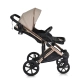 Бебешка бежова комбинирана количка 3 в 1 Eggo Sand-Beige  - 5