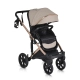 Бебешка бежова комбинирана количка 3 в 1 Eggo Sand-Beige  - 1