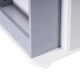 Детска дървена секция на 4 нива с рафтове Rocket White/Gray  - 2