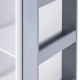 Детска дървена секция на 4 нива с рафтове Rocket White/Gray  - 9