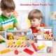 Детски игрален комплект Дървени инструменти в кутия  - 10
