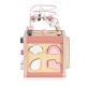 Бебешки дървен сортер куб W11B316C-розов  - 4