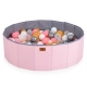 Бебешки розов сгъваем басейн с 90бр. топки Melo  - 1
