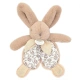 Детска плюшена играчка за гушкане Зайче Sand beige 18см  - 1