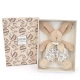 Детска плюшена играчка за гушкане Зайче Sand beige 18см  - 3