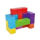 Детски магнитен занимателен пъзел с кубчета  - 4