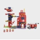 Детски мини вафлен конструктор Пожарна станция 280 части  - 2