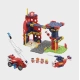 Детски мини вафлен конструктор Пожарна станция 280 части  - 3