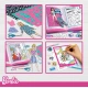 Творчески сет Barbie 2 в 1 раница с комплект за рисуване  - 3