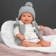 Детска кукла-бебе Даниела с възглавничка и аксесоари 45 см  - 1