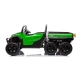Детски зелен акумулаторен джип Trunk Green  - 3