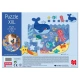 Детски занимателен пъзел XXL 18 части Океан  - 2