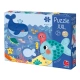 Детски занимателен пъзел XXL 18 части Океан  - 3