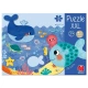 Детски занимателен пъзел XXL 18 части Океан  - 7