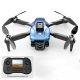 Син сгъваем дрон с HD камера, WiFi предаване в реално време  - 1