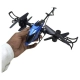 Син дрон с ULTRA HD 4K камера, светлини и WiFi управление  - 10