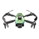 Сгъваем дрон с камера и сензори за препятствия зелен цвят  - 1