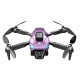 Сгъваем дрон с камера и сензори за препятствия Лилав цвят  - 1