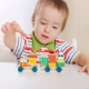 Бебешка играчка Дървено дидактическо влакче Панда  - 2
