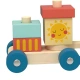 Бебешка играчка Дървено дидактическо влакче Панда  - 5