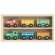 Детски комплект влакчета в дървена кутия  - 1