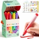 Комплект 12 цвята детски ароматизирани маркери Плодчета  - 1