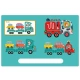 Бебешка магнитна книга-куфар Трафик  - 6