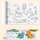 Руло-стикер за оцветяване Приключение с динозаври 3 м  - 5