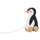 Бебешка дървена играчка за дърпане Пингвинче 