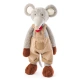 Детска играчка Плюшено мишле с гащеризон Лоренцо 40 см 