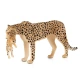 Фигурка за игра и колекциониране Женски гепард с малко 