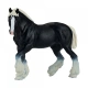 Детска фигурка за игра и колекциониране Кон Черен Клайдсдейл  - 1